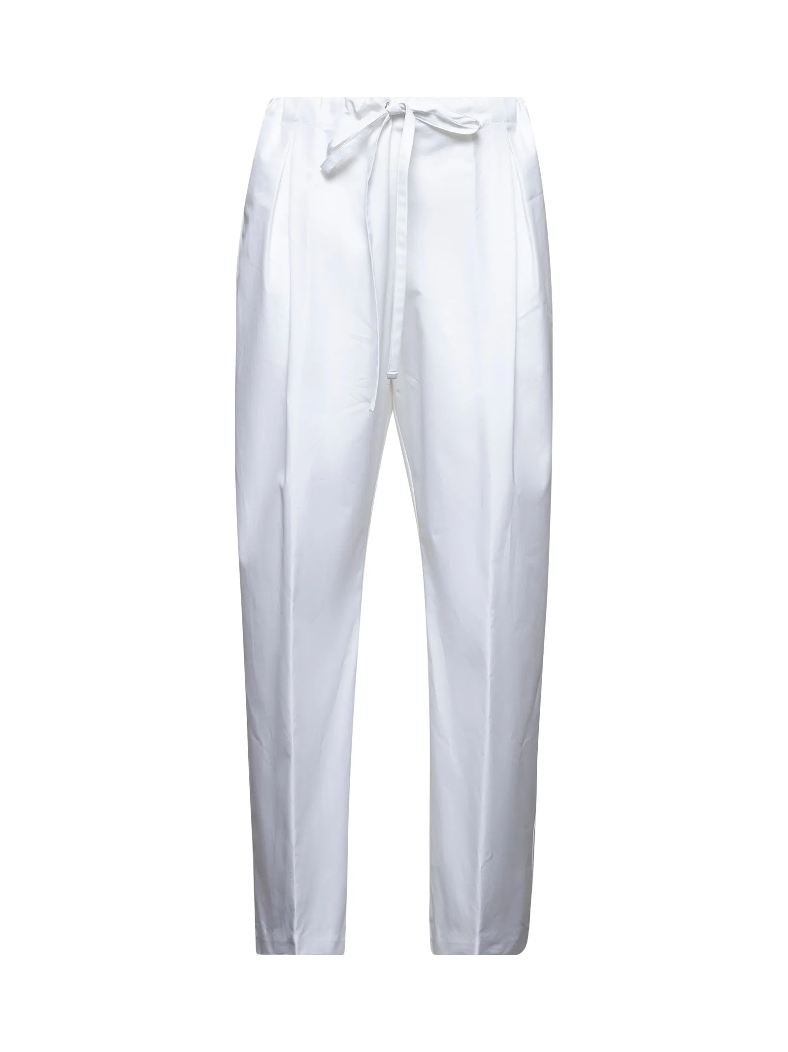 White Poplin Trenton Trousers sold by Lord & Taylor