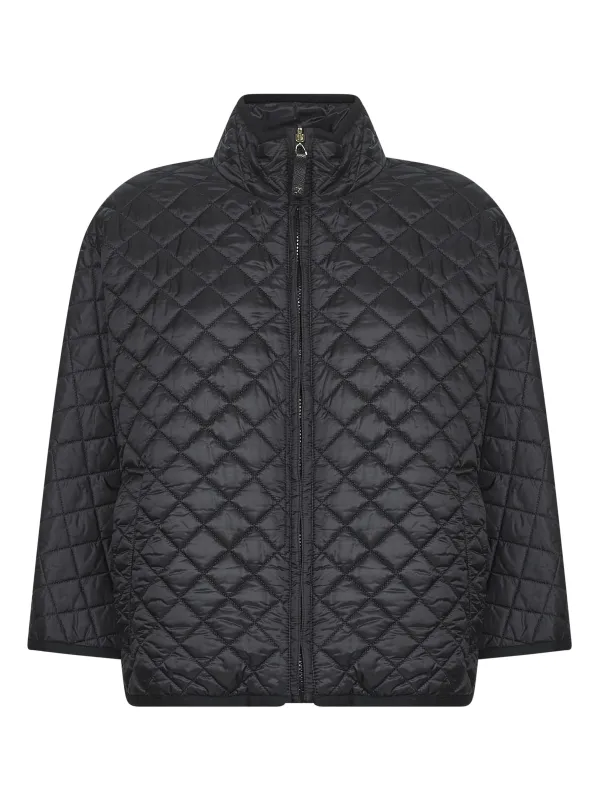 Black Delfina Padded Reversible Cape sold by Lord & Taylor