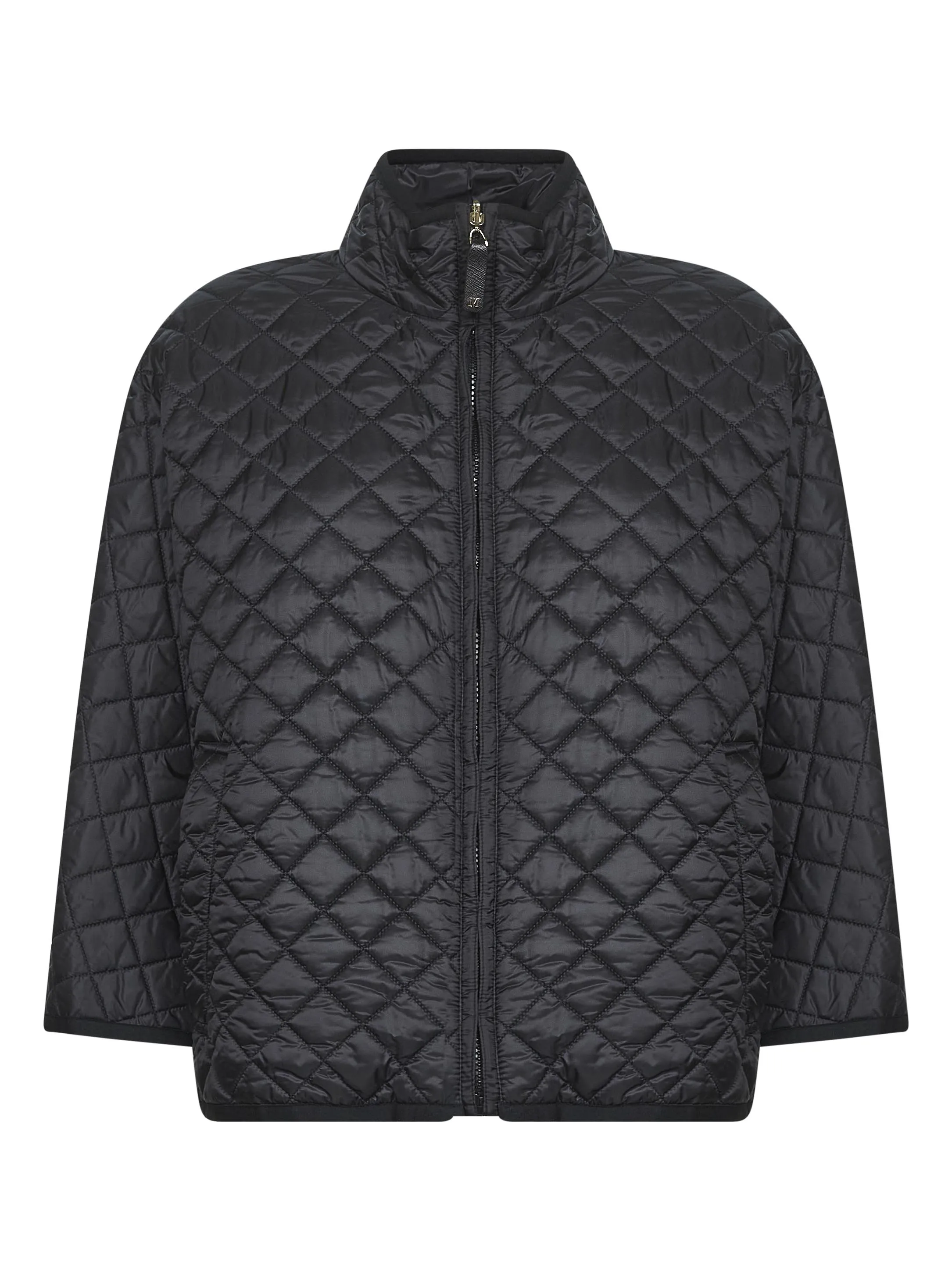 Black Delfina Padded Reversible Cape sold by Lord & Taylor