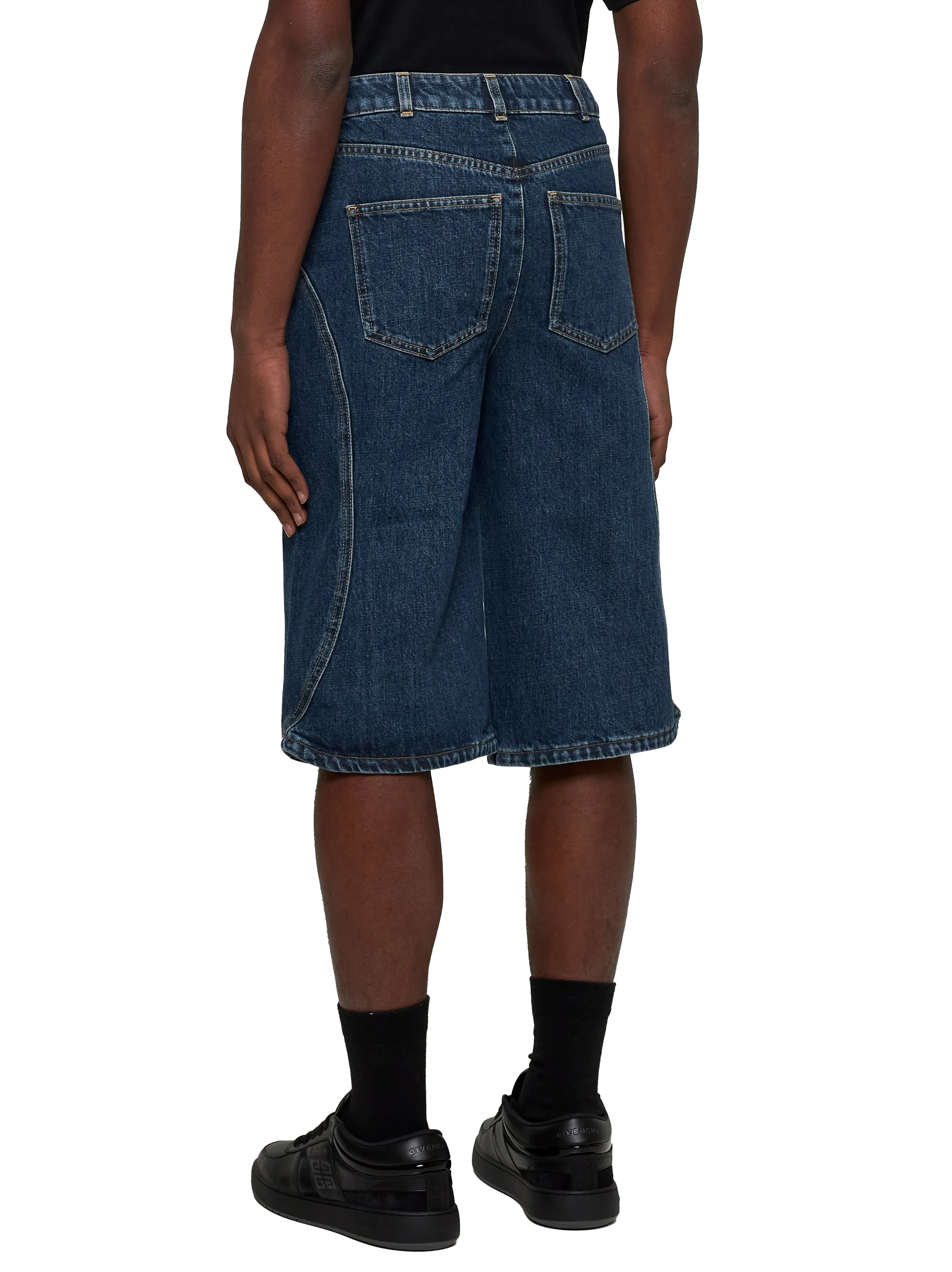 Blue Denim Bermuda Shorts sold by Lord & Taylor product image thumbnail 4