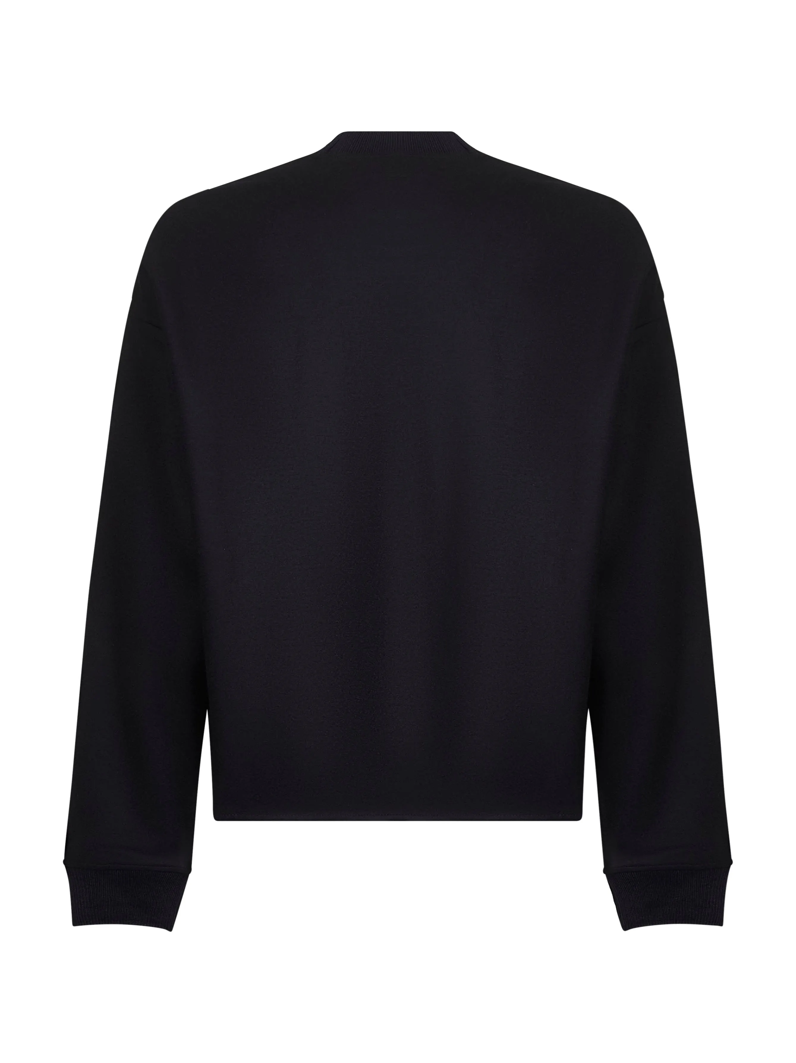 Blue Wool Jersey Sweatshirt sold by Lord & Taylor product image thumbnail 2