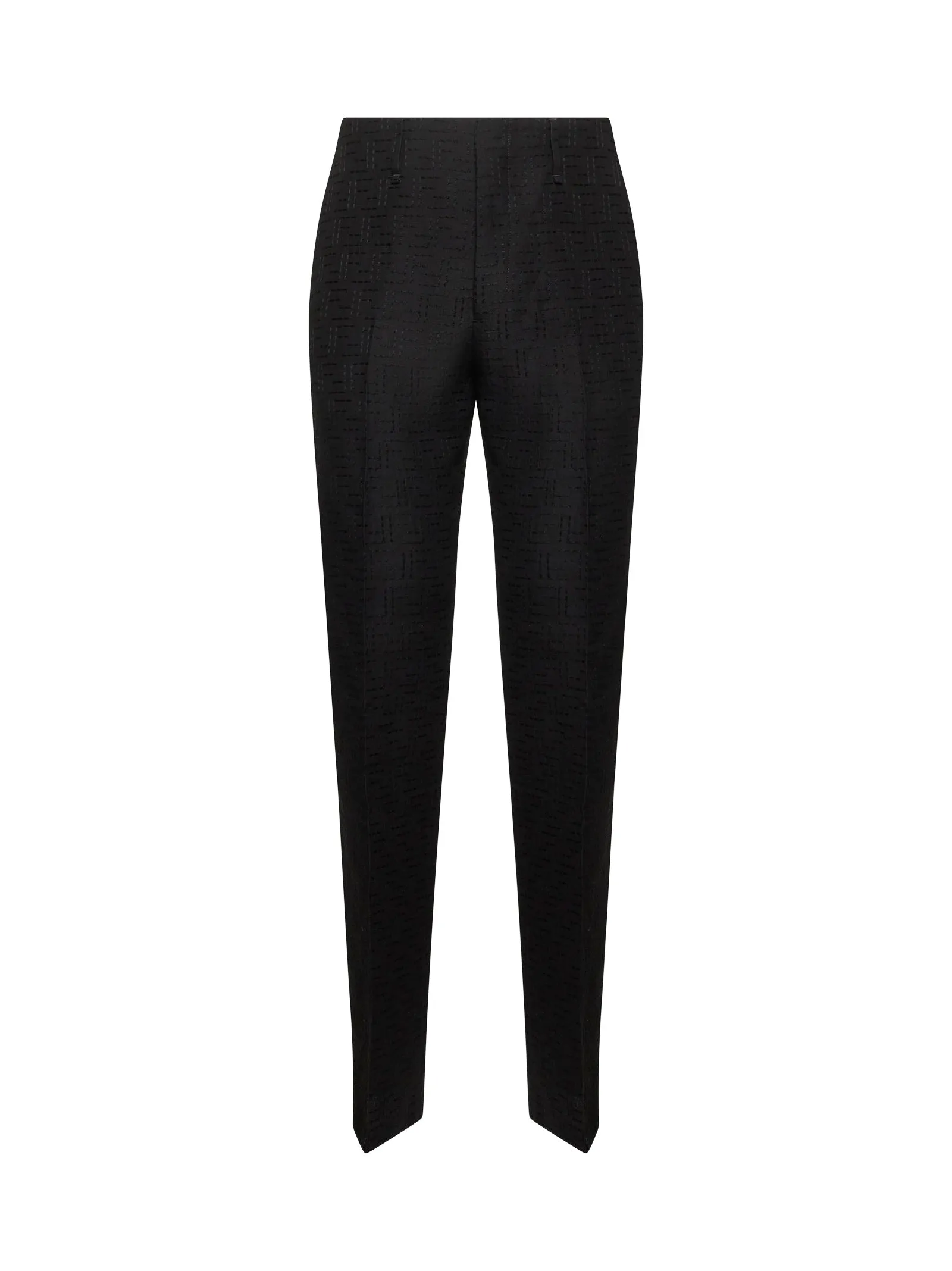 Black FF Jacquard Trousers sold by Lord & Taylor