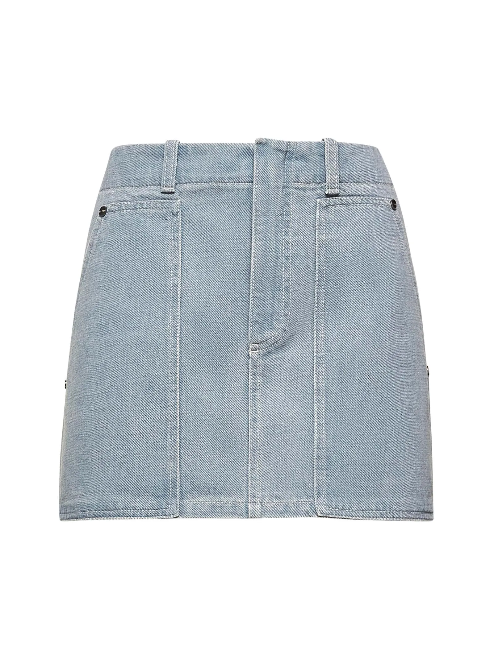 Light Blue Denim Miniskirt sold by Lord & Taylor