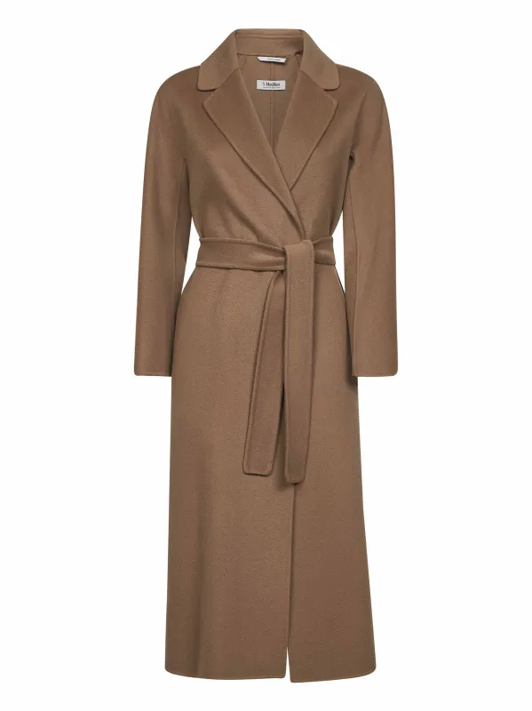 Camel Double Broadcloth Robe Coat made by MaxMara