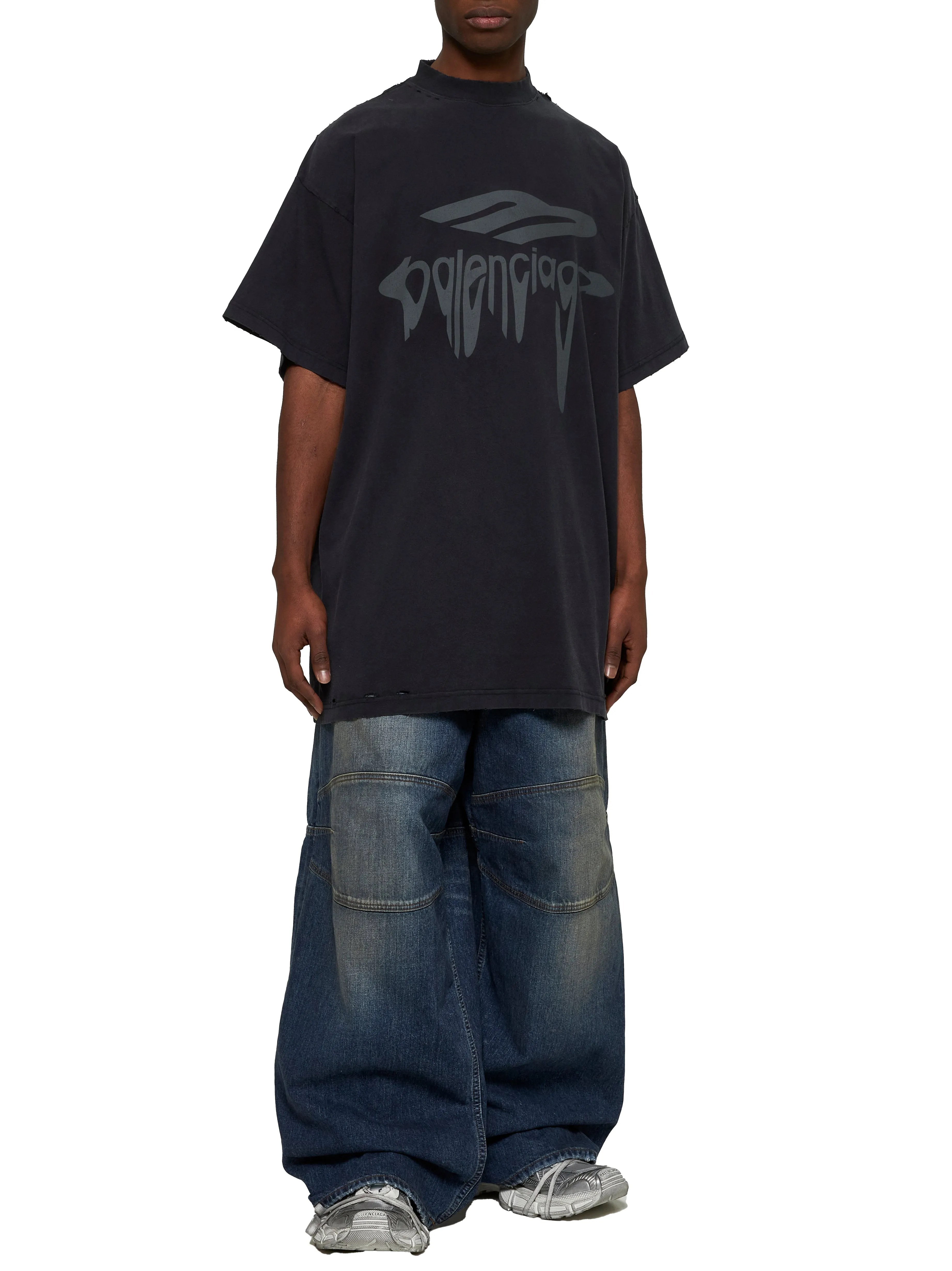 Blue Denim Baggy Jeans sold by Lord & Taylor product image thumbnail 2