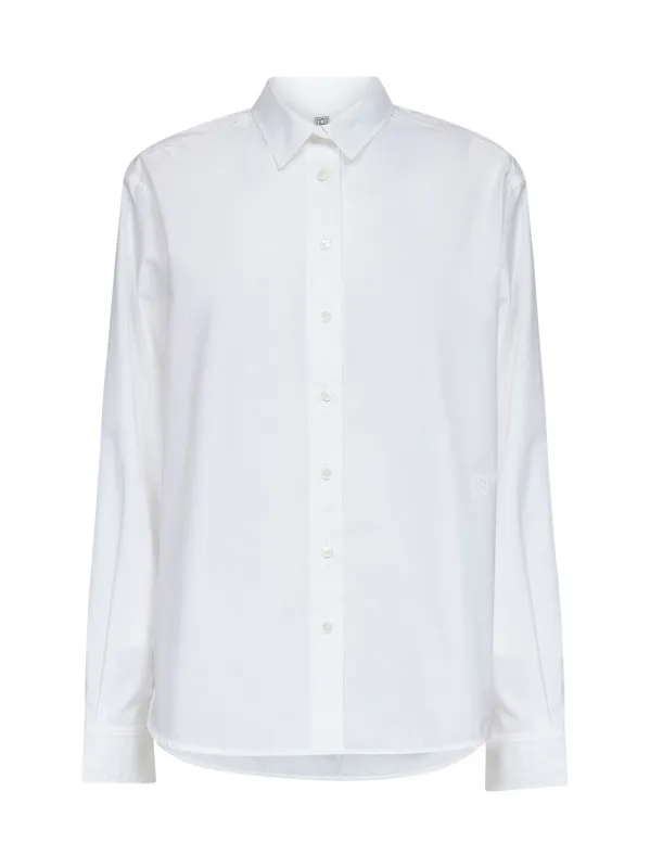 White Organic Poplin Signature Shirt sold by Lord & Taylor
