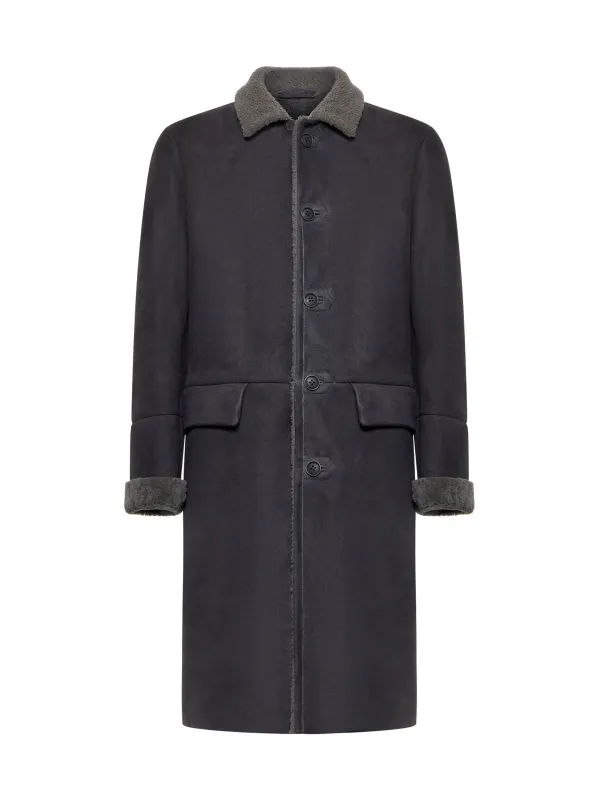 Salvatore Santoro Leather and Shearling Coat sold by Lord & Taylor