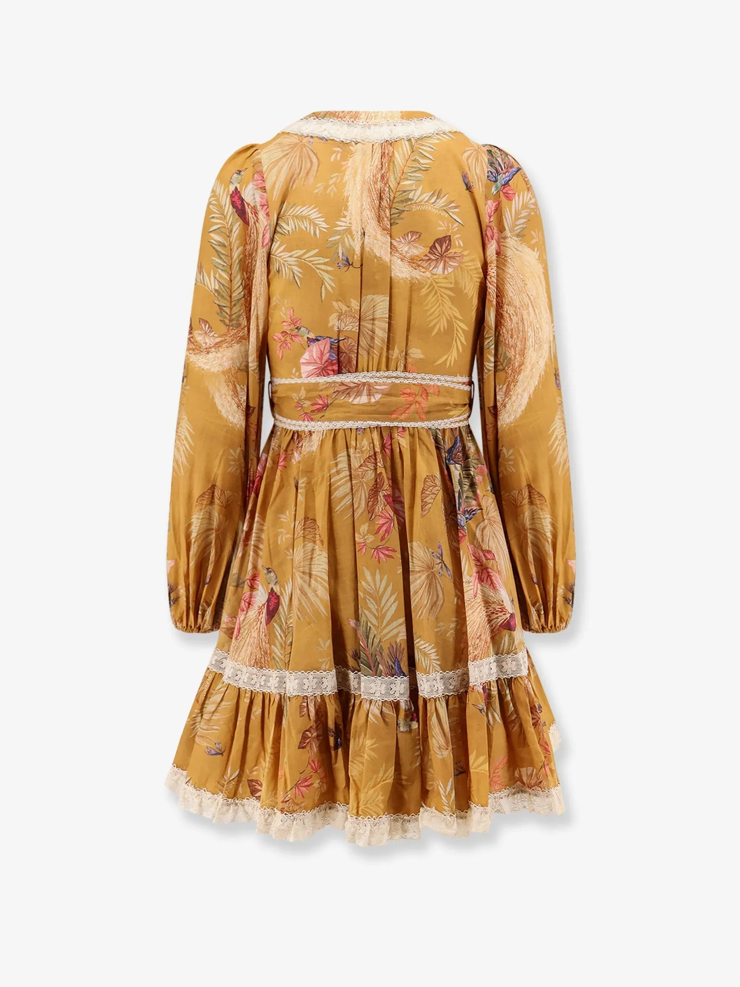 Frill Cotton Short Dress with Floral Print sold by Lord & Taylor product image thumbnail 4