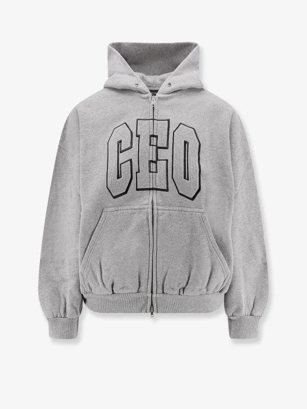 Grey Cotton Hooded Sweatshirt sold by Lord & Taylor