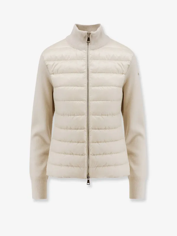 Nylon Down Jacket with Virgin Wool Inserts sold by Lord & Taylor