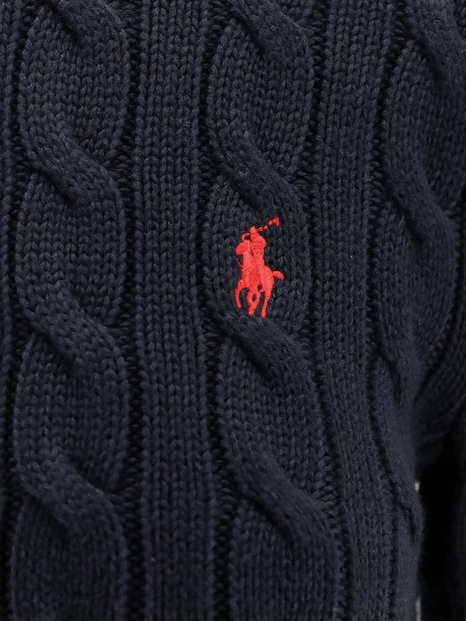 Cotton Cardigan with Contrasting Logo sold by Lord & Taylor product image thumbnail 3