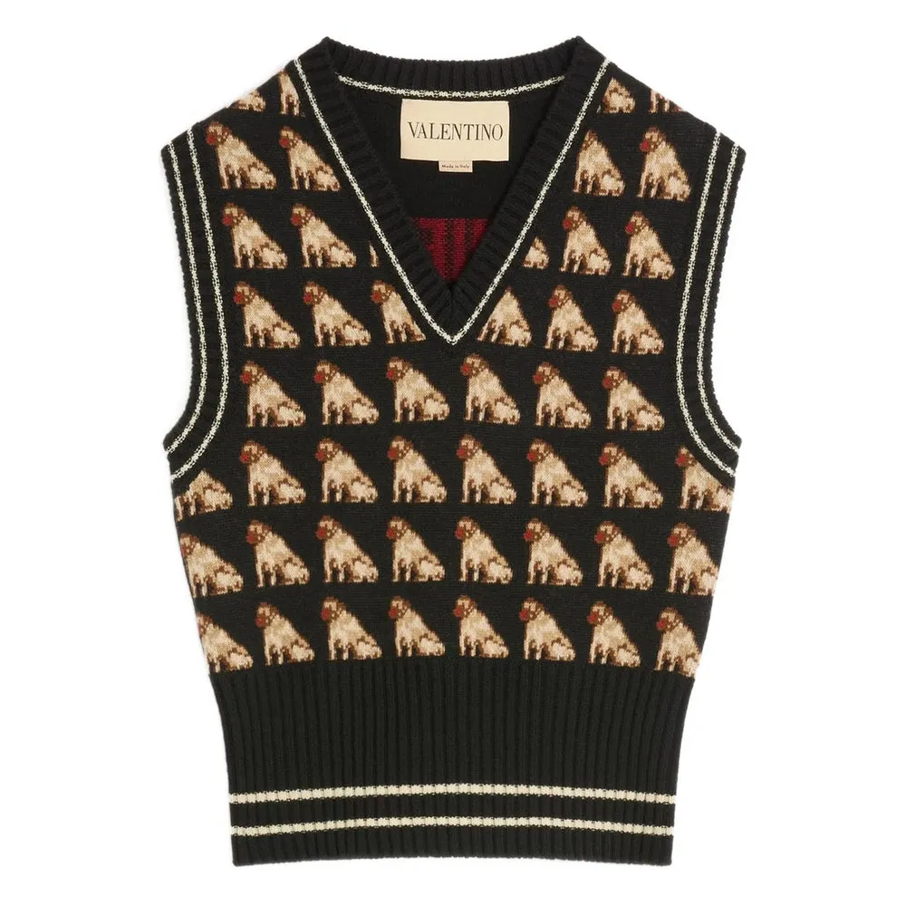 Valentino Black Waistcoat sold by Lord & Taylor