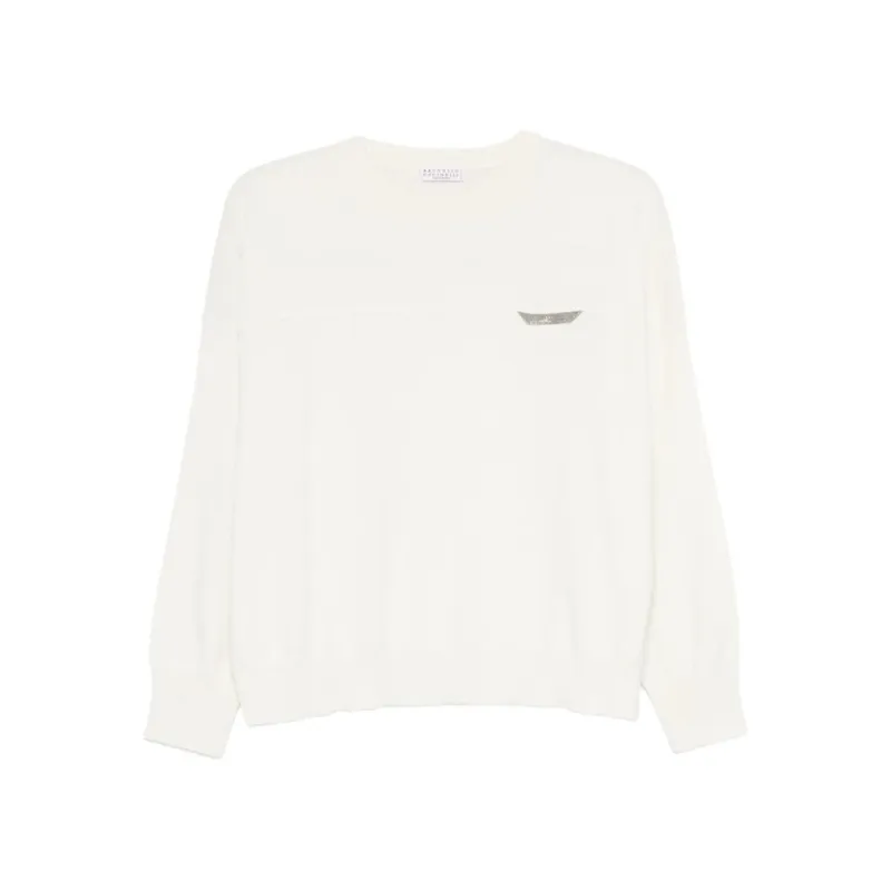 Brunello Cucinelli Off-White Sweater sold by Lord & Taylor