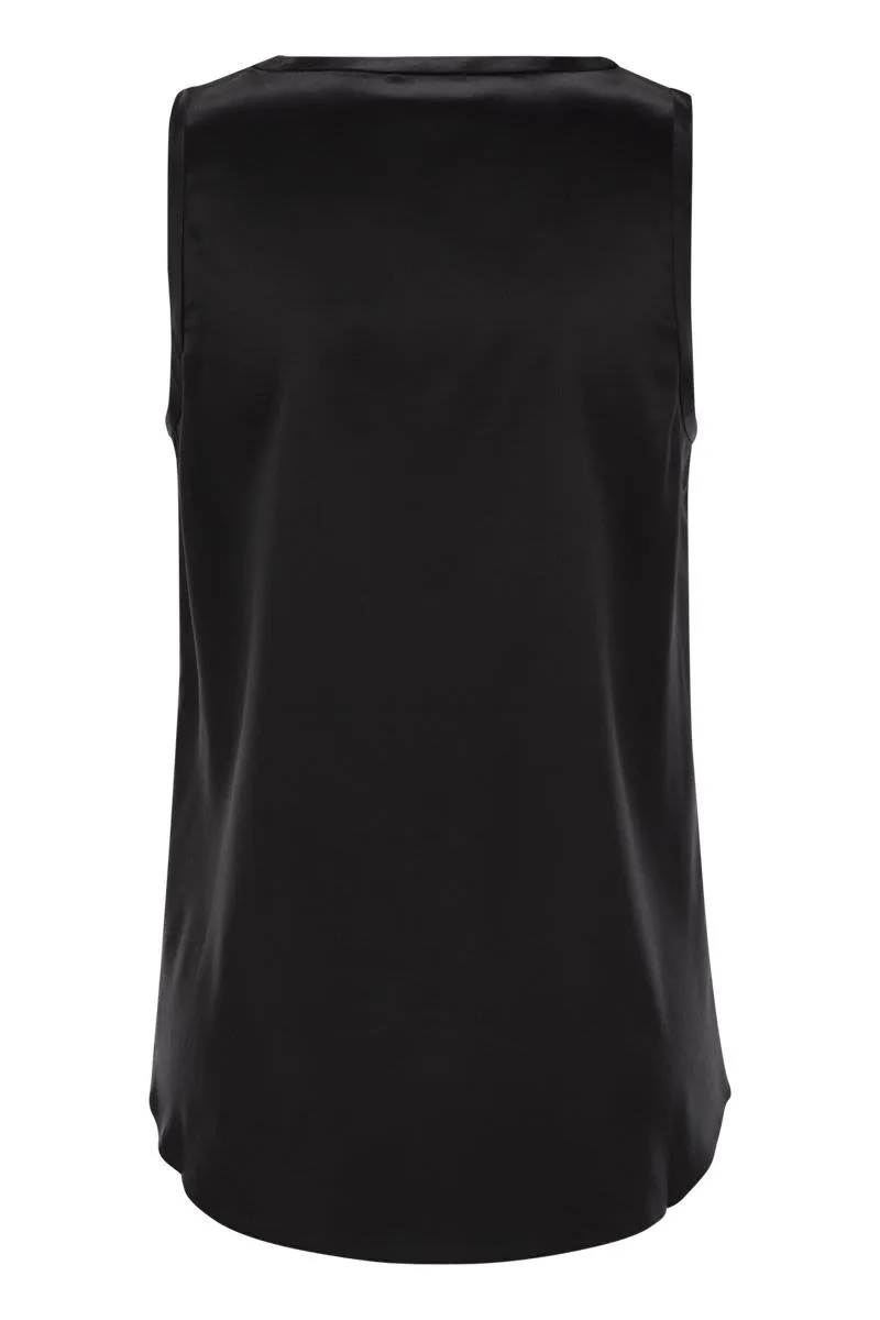 TANK TOP IN SETA sold by Lord & Taylor product image thumbnail 2