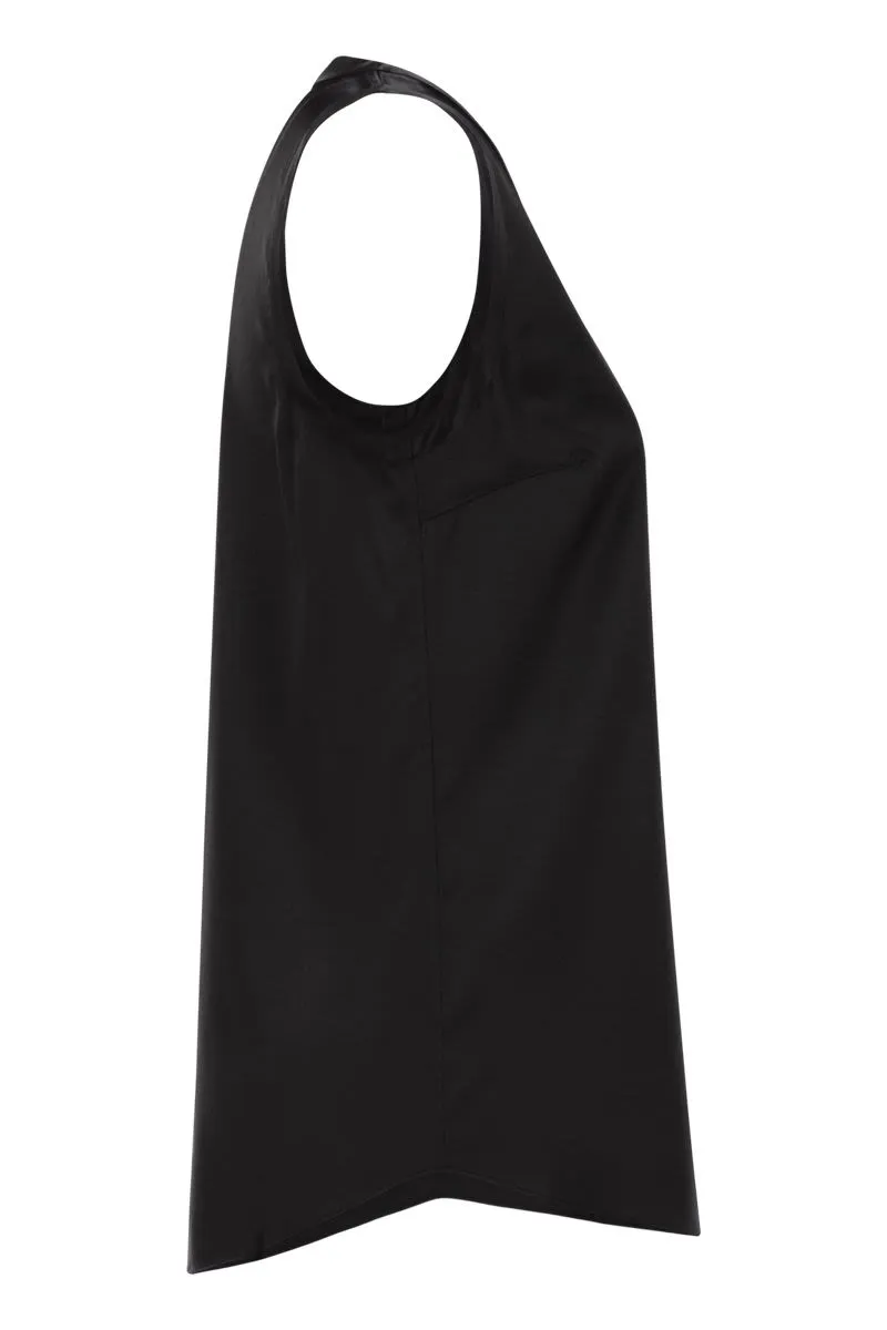 TANK TOP IN SETA sold by Lord & Taylor product image thumbnail 3
