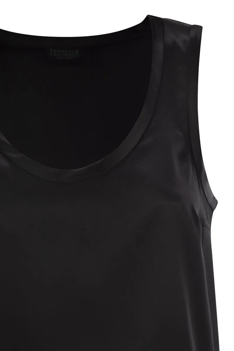 TANK TOP IN SETA sold by Lord & Taylor product image thumbnail 4