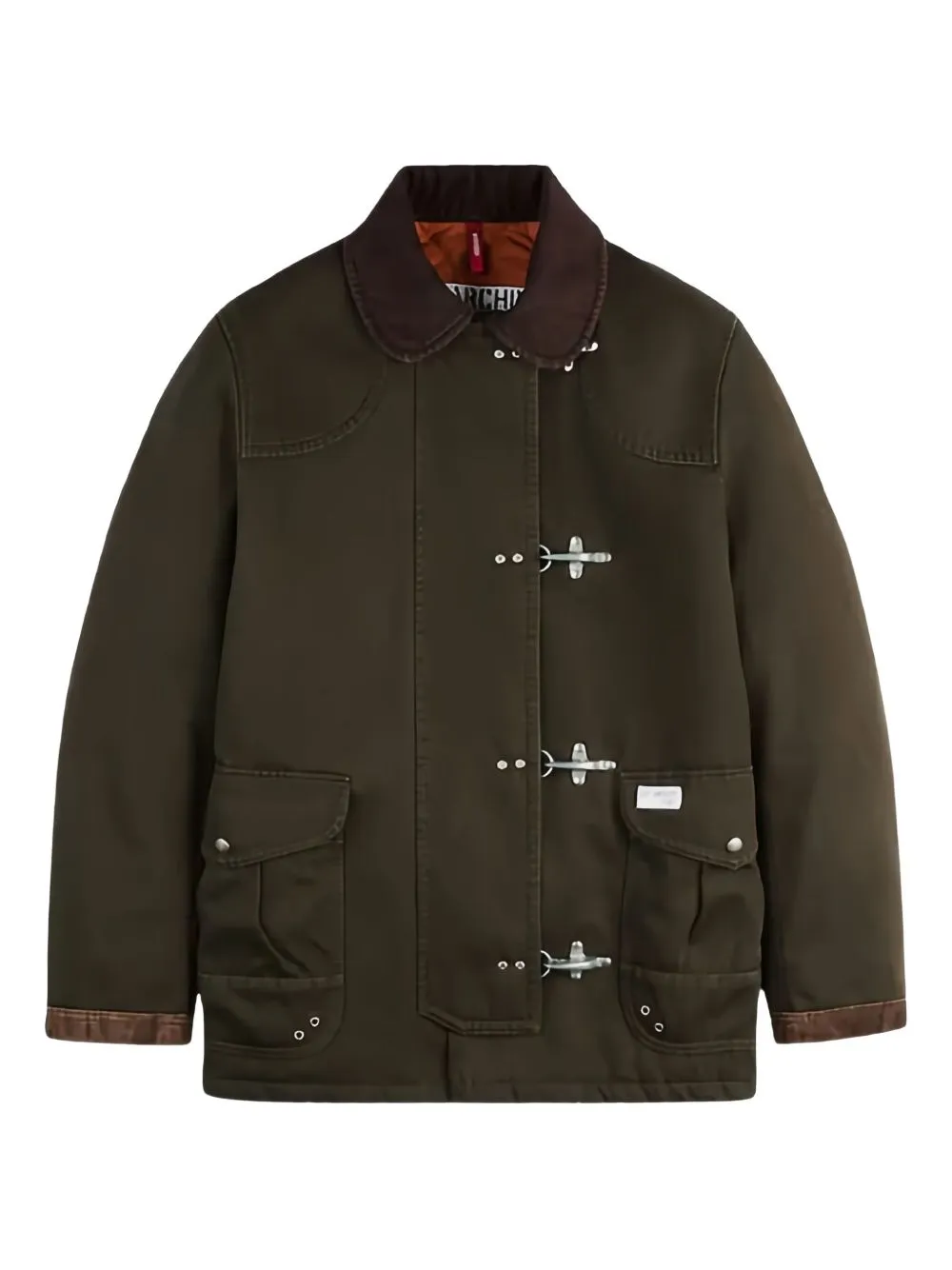 OLIVE GREEN CANVAS JACKET sold by Lord & Taylor product image thumbnail 4