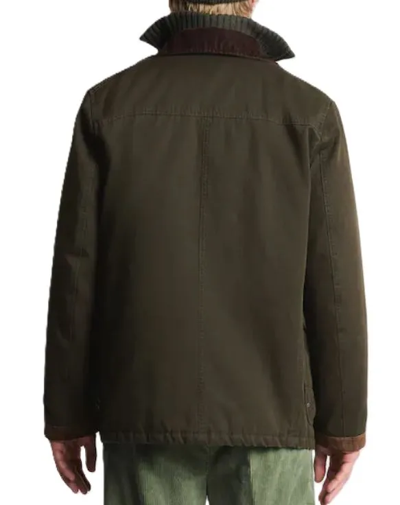 OLIVE GREEN CANVAS JACKET sold by Lord & Taylor product image thumbnail 2