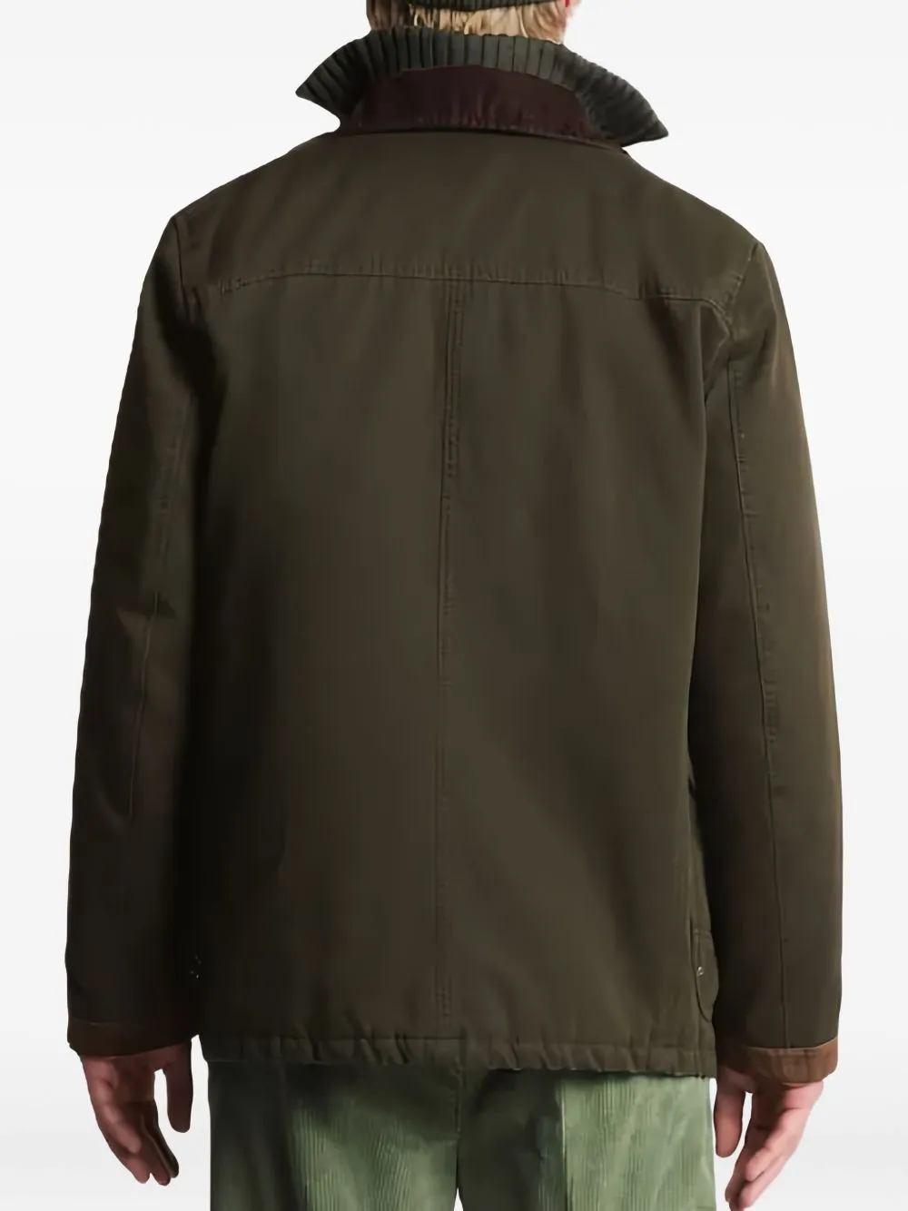 OLIVE GREEN CANVAS JACKET sold by Lord & Taylor product image thumbnail 3