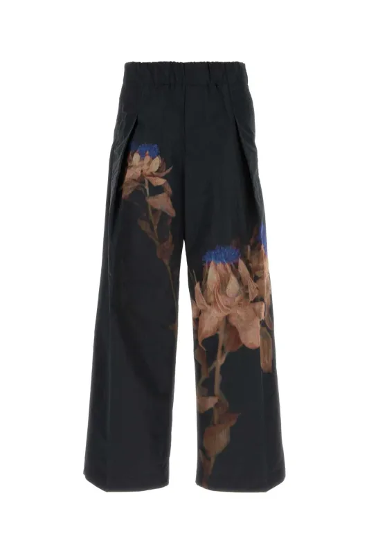 BLACK WOOL BLEND PIAN WIDE-LEG PANT sold by Lord & Taylor