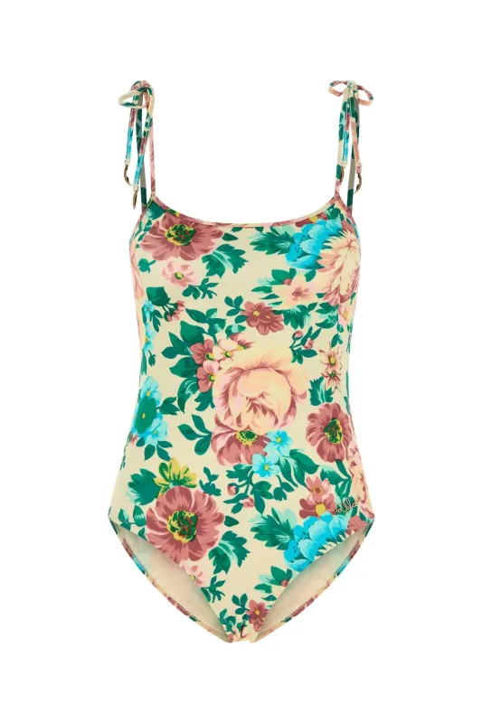 PRINTED STRETCH NYLON SWIMSUIT sold by Lord & Taylor