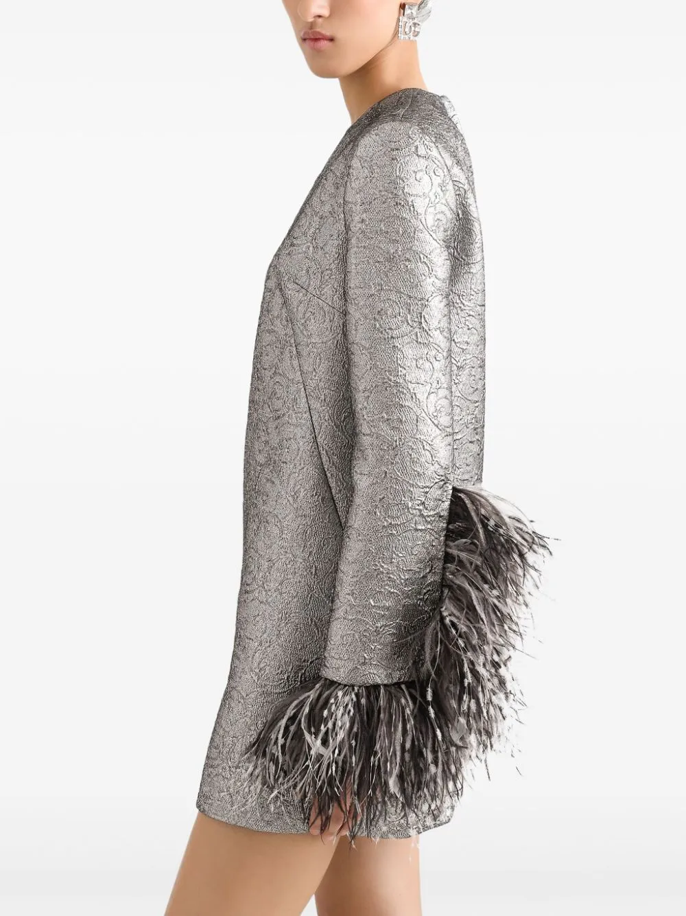 SHORT SILVER ML DRESS sold by Lord & Taylor product image thumbnail 4