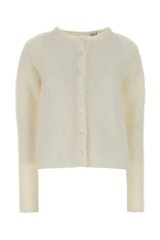IVORY STRETCH MOHAIR BLEND CARDIGAN sold by Lord & Taylor