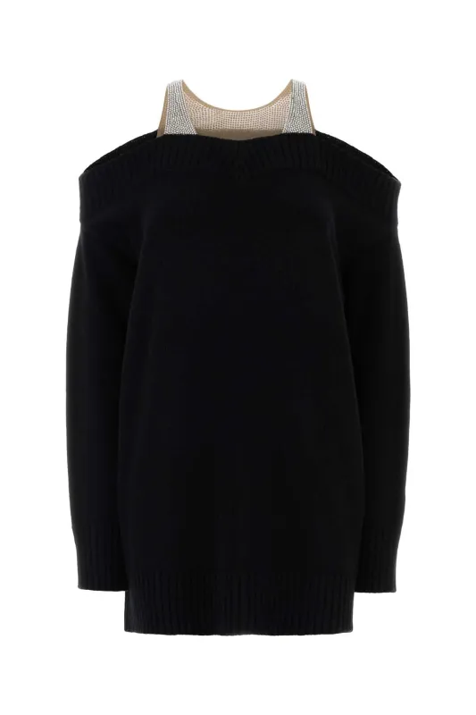 BLACK WOOL OVERSIZE SWEATER sold by Lord & Taylor