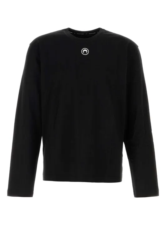 BLACK COTTON T-SHIRT made by Marine Serre