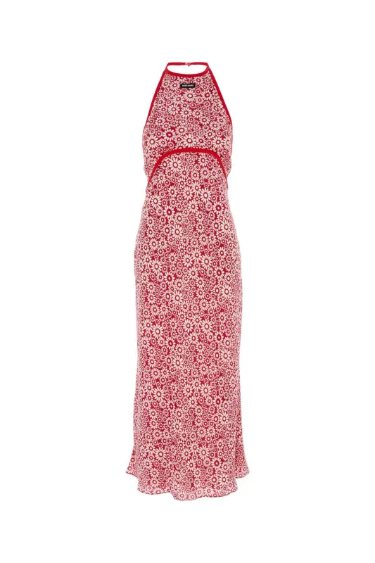 PRINTED SILK DRESS made by Miu Miu