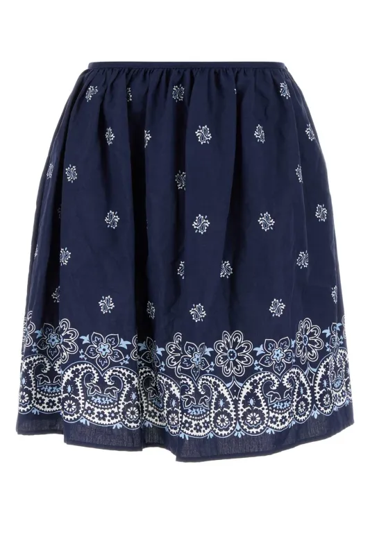 PRINTED POPLIN SKIRT sold by Lord & Taylor