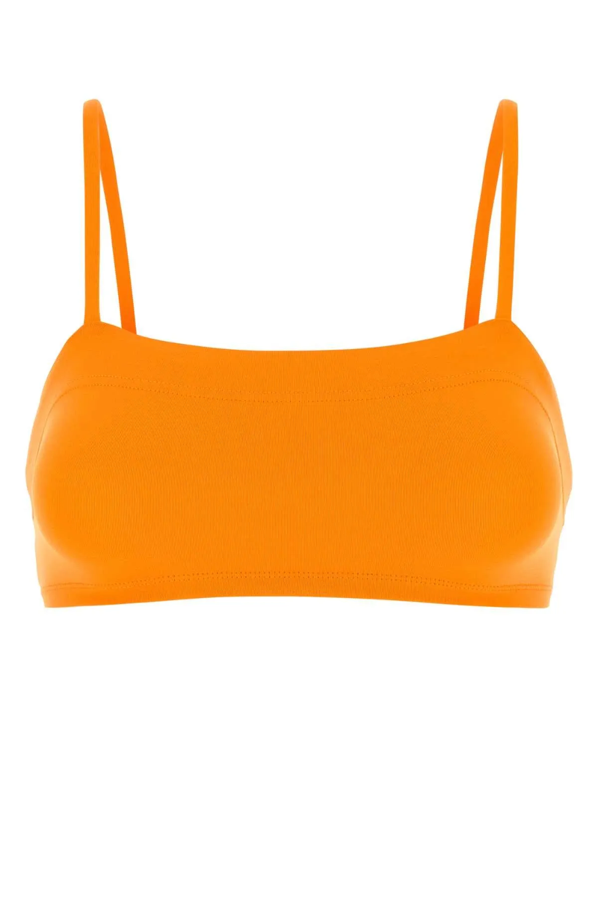 ORANGE STRETCH NYLON AZUR BIKINI TOP sold by Lord & Taylor