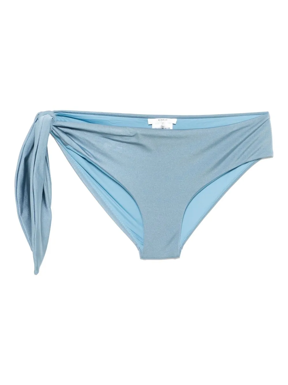 CERULEAN BLUE STRETCH NYLON BIKINI SLIP sold by Lord & Taylor