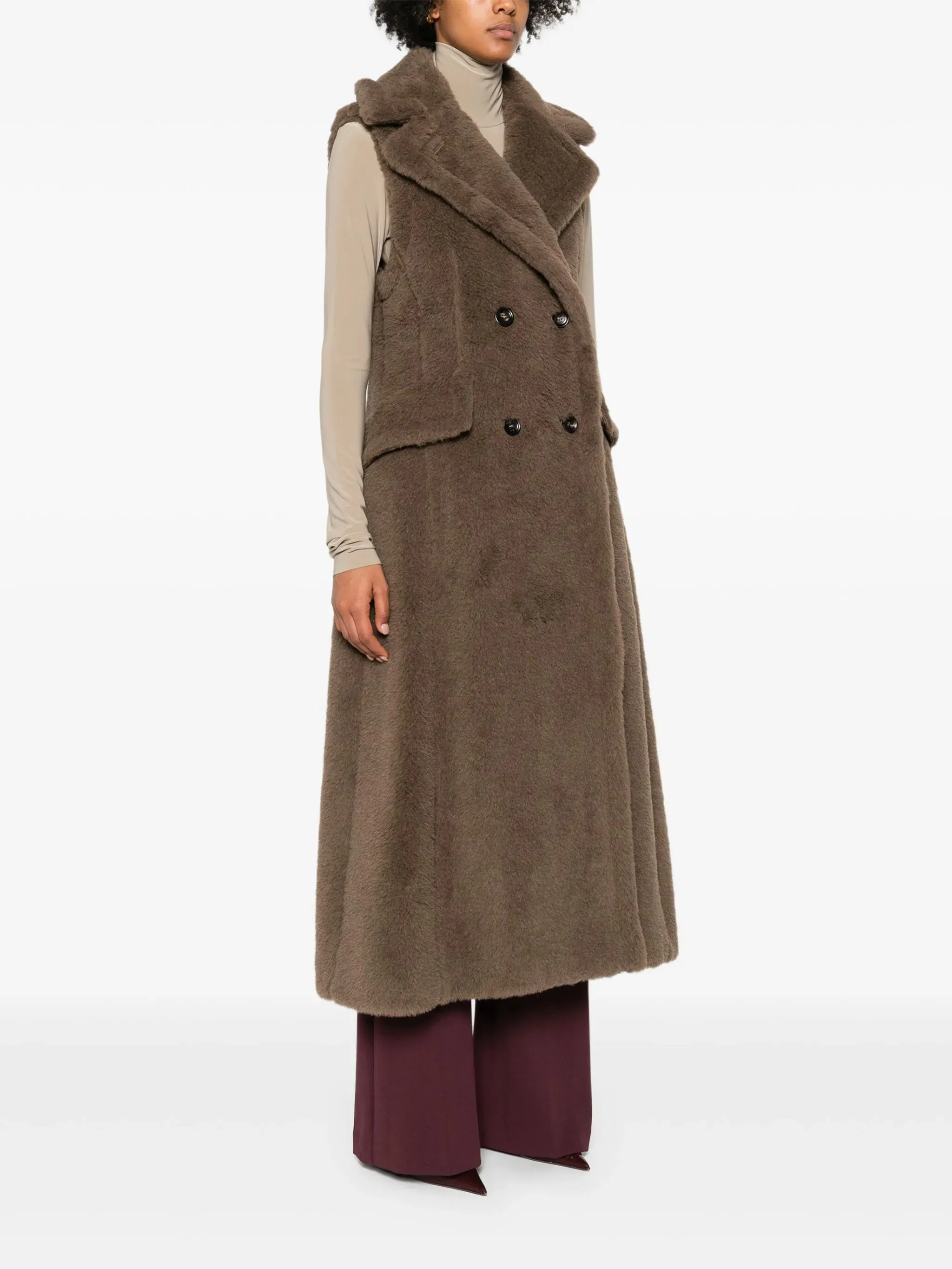 BOARIO SLEEVELESS TEDDY COAT sold by Lord & Taylor product image thumbnail 3