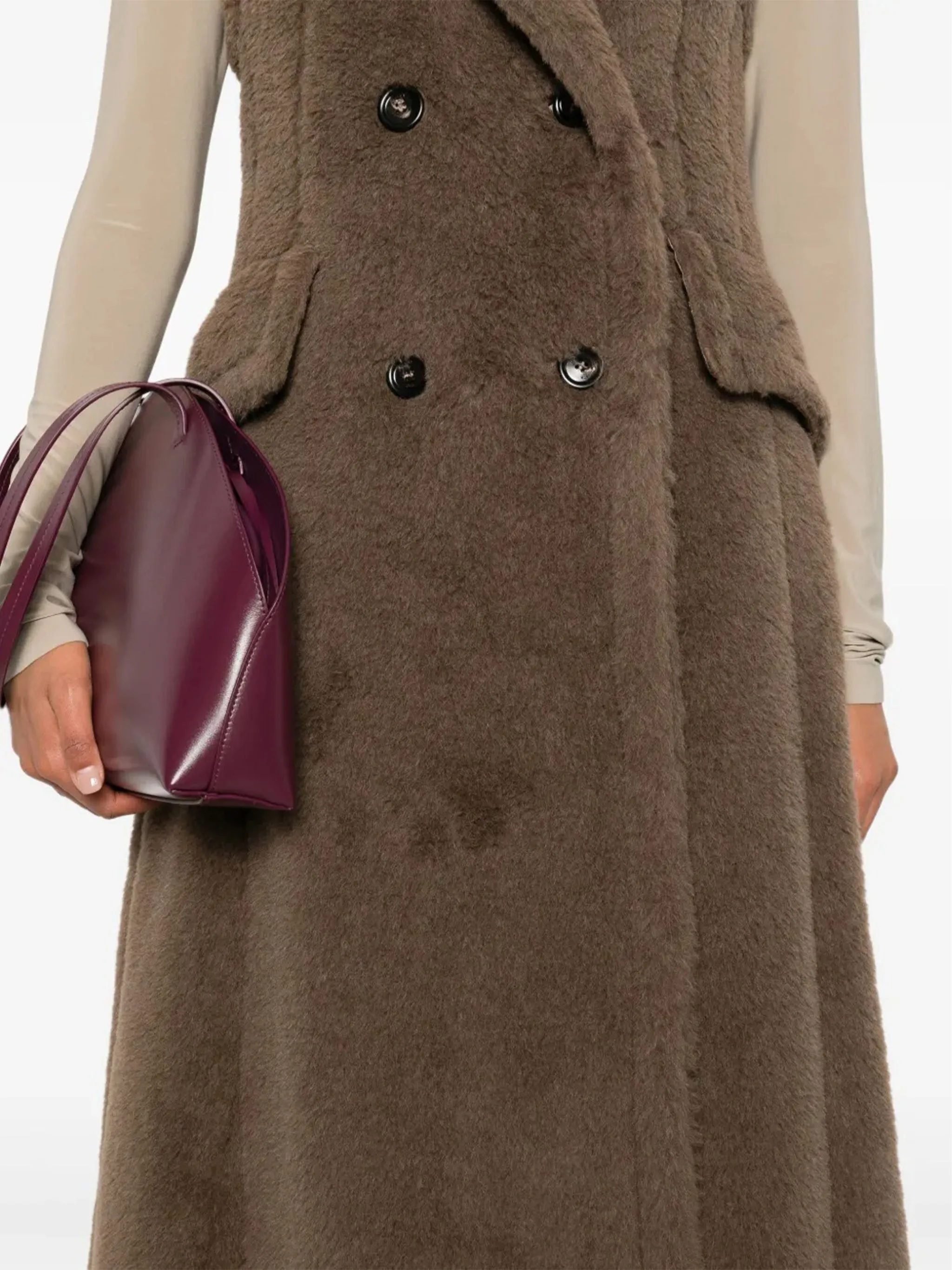 BOARIO SLEEVELESS TEDDY COAT sold by Lord & Taylor product image thumbnail 5