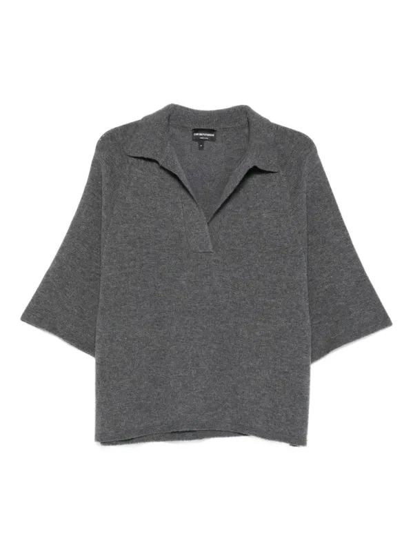 WOOL OVERSIZED POLO SHIRT sold by Lord & Taylor