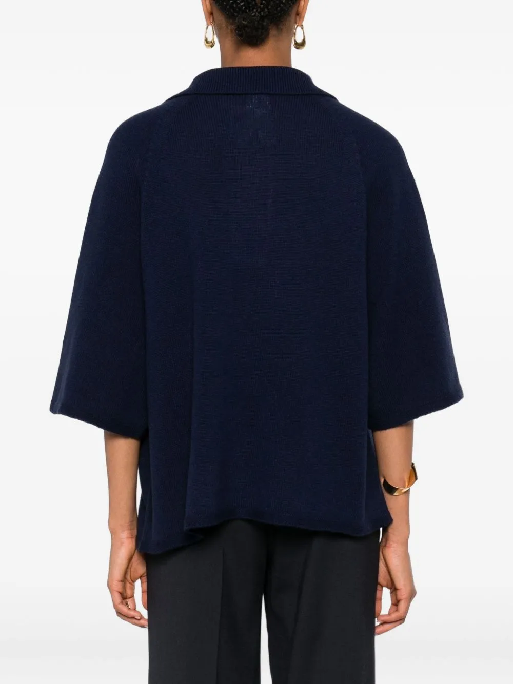 WOOL OVERSIZED POLO SHIRT sold by Lord & Taylor product image thumbnail 4