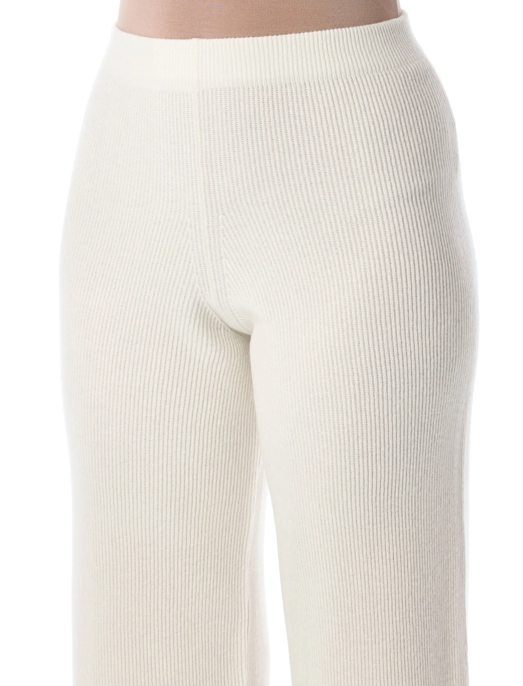 FABIANA FILIPPI IVORY RIBBED WIDE-LEG PANTS sold by Lord & Taylor product image thumbnail 3