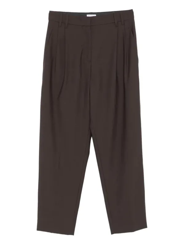 TROPICAL WOOL SLOUCHY PLEAT PANT sold by Lord & Taylor