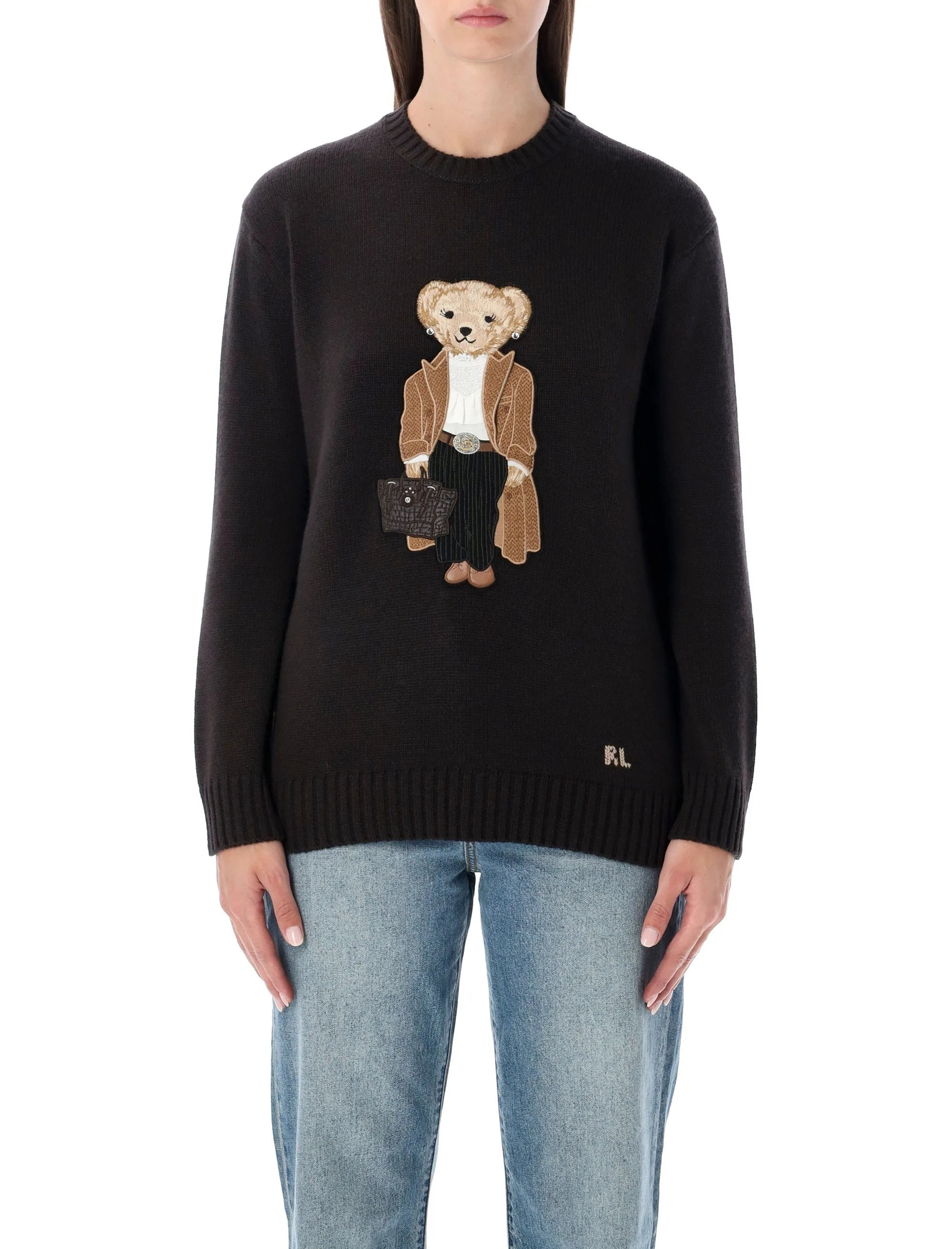 RALPH LAUREN CASHMERE POLO BEAR SWEATER sold by Lord & Taylor