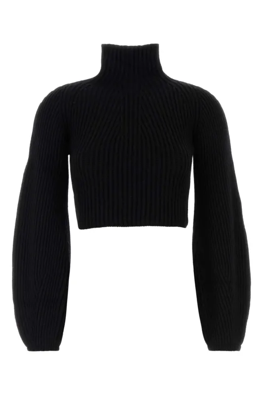 BLACK WOOL MARMO SWEATER sold by Lord & Taylor