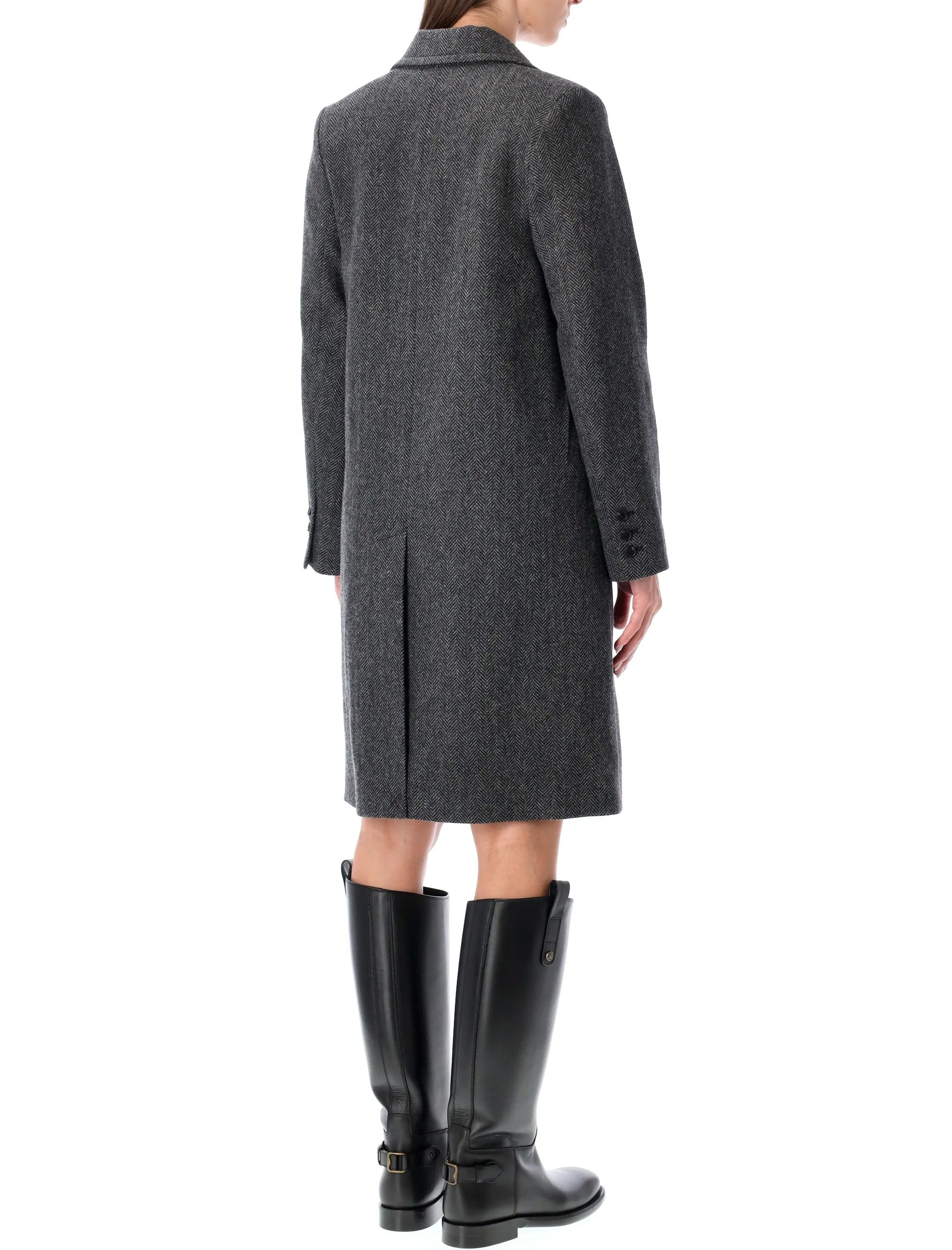 A.P.C. GINNY WOOL DOUBLE-BREASTED COAT sold by Lord & Taylor product image thumbnail 2