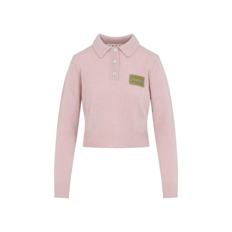 PINK GUMMY CASHMERE POLO NECK sold by Lord & Taylor