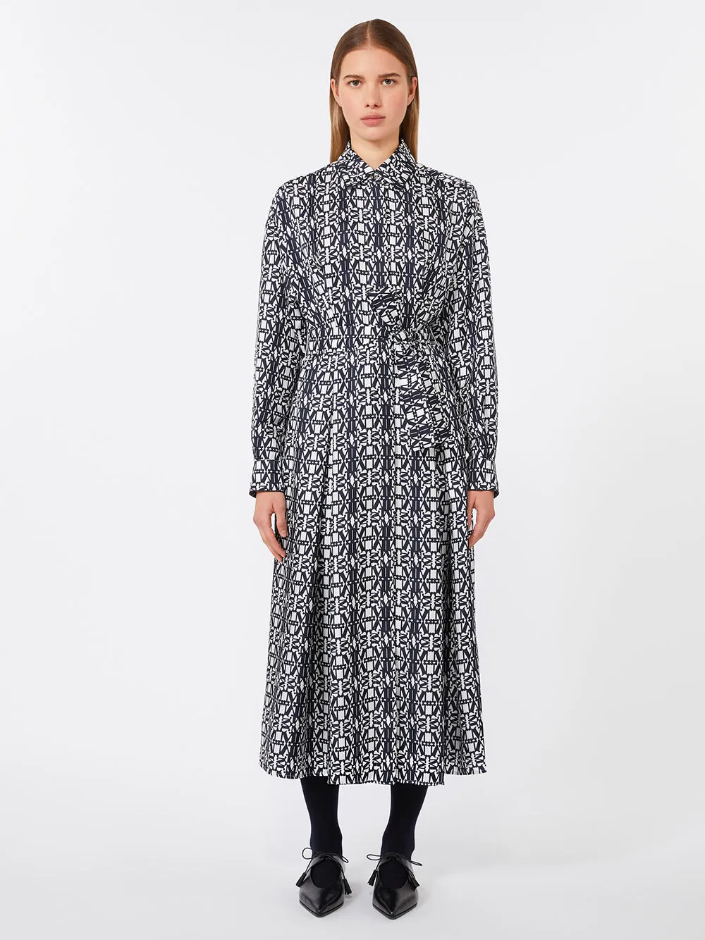 PRINTED TWILL SHIRT DRESS sold by Lord & Taylor product image thumbnail 2