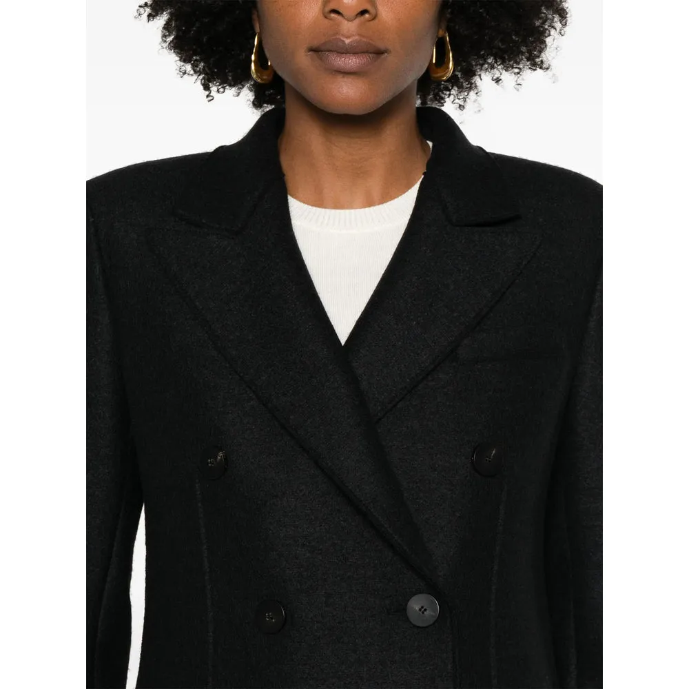 Harris Wharf London Black Wool Coat sold by Lord & Taylor product image thumbnail 2