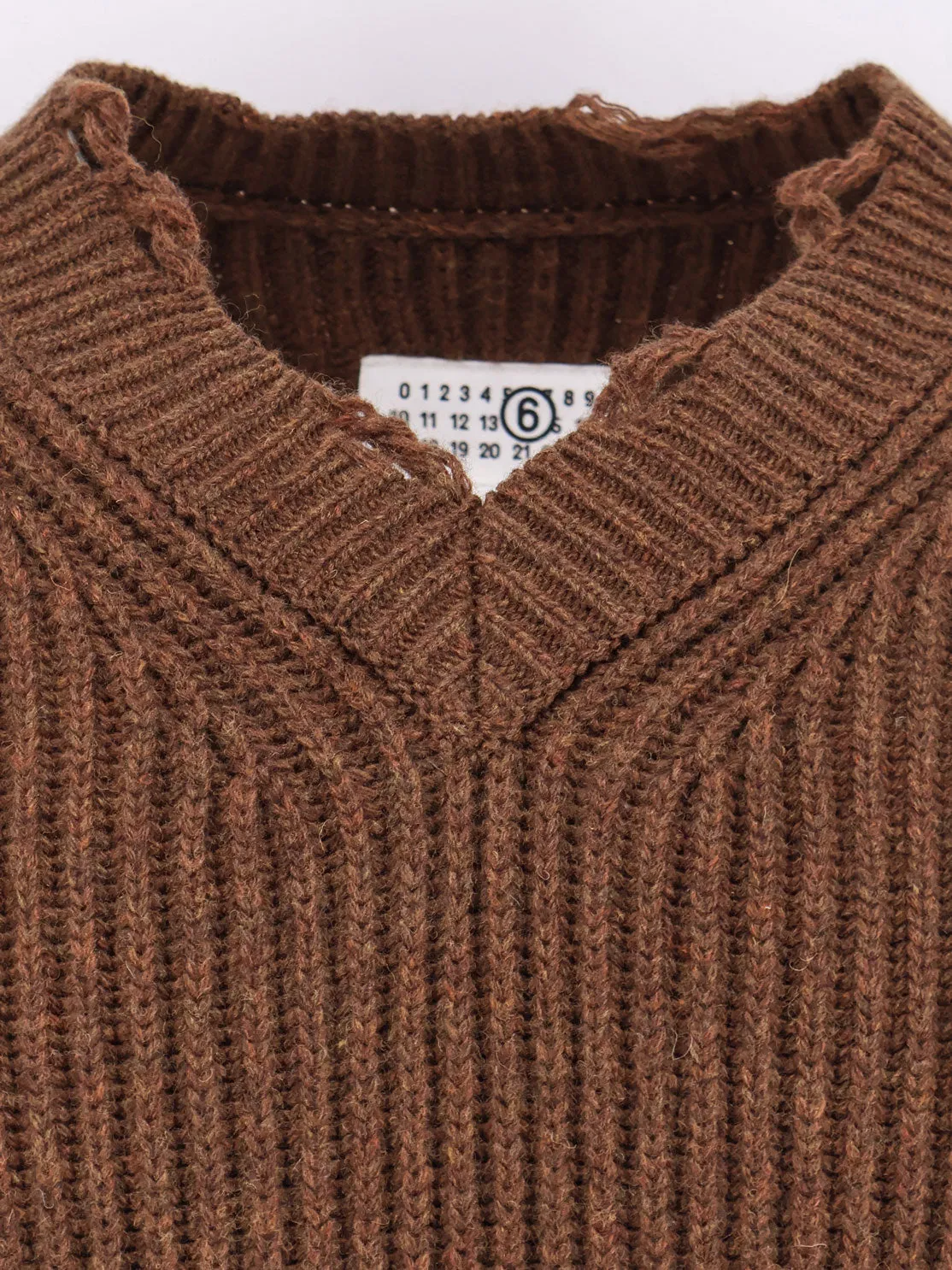 Wool Blend Sweater with Distressed Effect sold by Lord & Taylor product image thumbnail 3