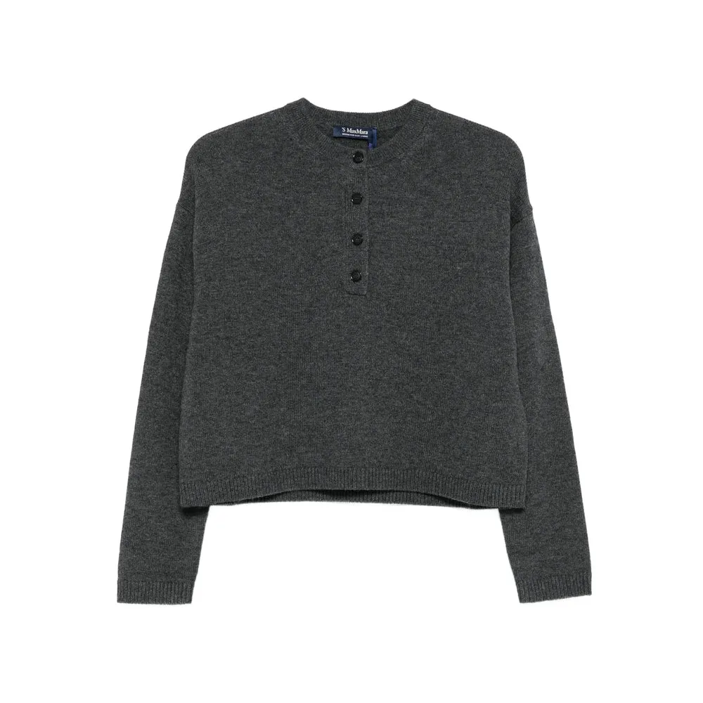 Max Mara Grey Sweater sold by Lord & Taylor