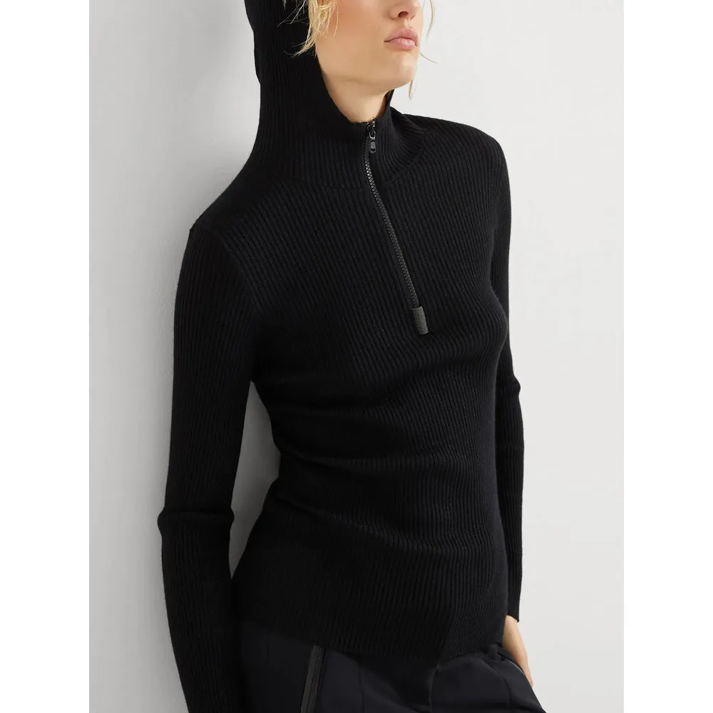 Brunello Cucinelli Black Cashmere Blend Sweater sold by Lord & Taylor product image thumbnail 5