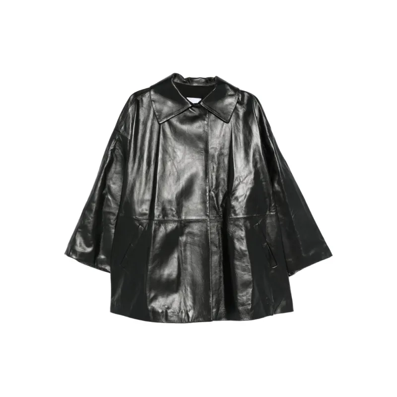 Black Calf Leather Jacket sold by Lord & Taylor