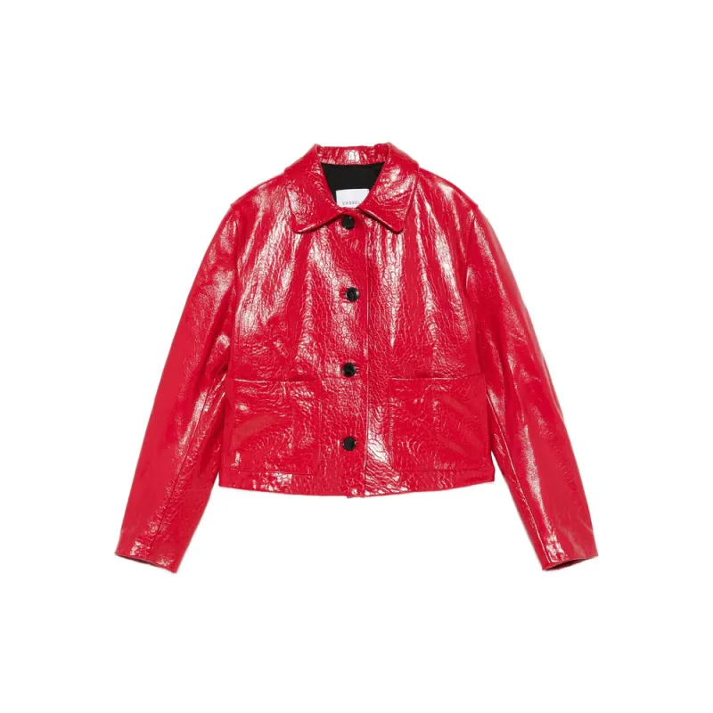 Red Leather Jacket sold by Lord & Taylor
